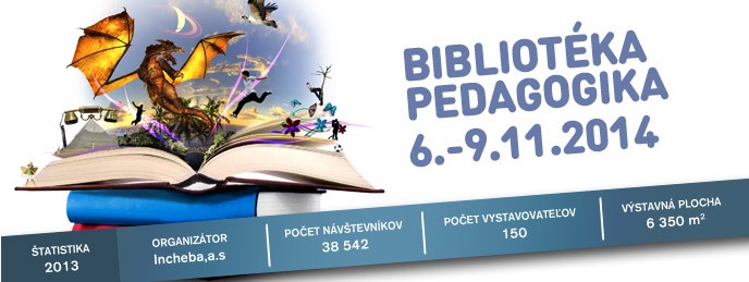Medzinárodný knižný veľtrh BIBLIOTÉKA - reklamný plagát