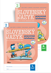 Slovenský jazyk pre 2. ročník ZŠ – pracovná učebnica s prílohou – doplnkovým zošitom, súbor