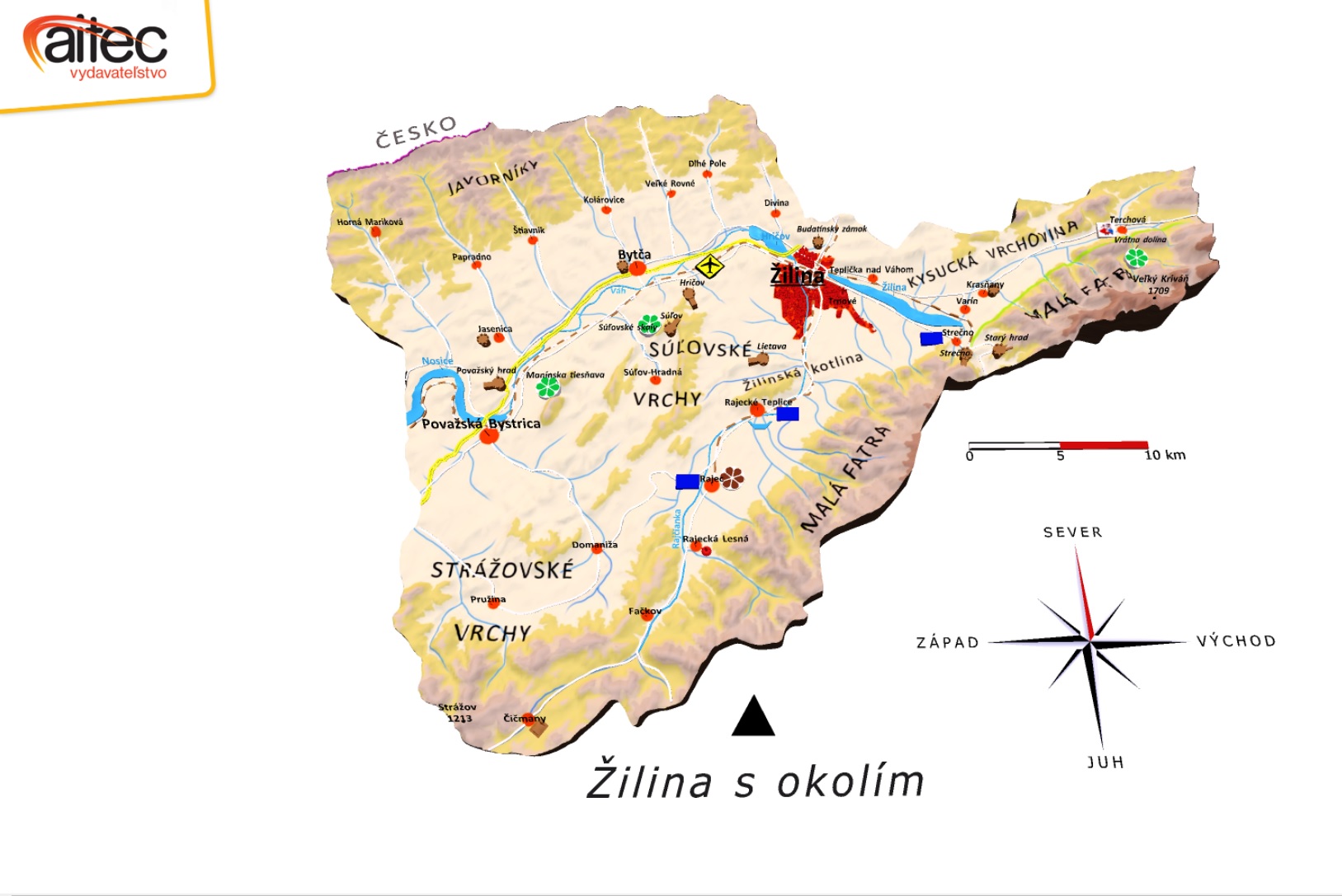 Interaktívne 3D mapy regiónov a oblastí Slovenska